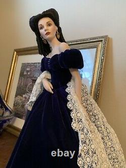 Franklin Mint Porcelain Scarlett OHara Portrait Doll Rare