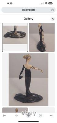 Franklin Mint Porcelain Statue Pearls & Ruby