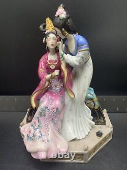 Franklin Mint Porcelain Statuette Sisters Of Spring Art By Caroline Young
