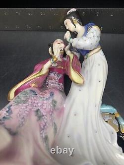 Franklin Mint Porcelain Statuette Sisters Of Spring Art By Caroline Young
