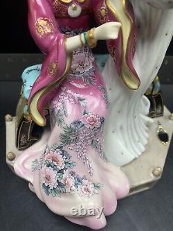 Franklin Mint Porcelain Statuette Sisters Of Spring Art By Caroline Young