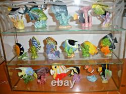 Franklin Mint Porcelain Tropical Fish