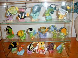 Franklin Mint Porcelain Tropical Fish