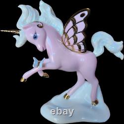 Franklin Mint Porcelain Unicorn Love Will Set You Free Figurine Collectible Boxe