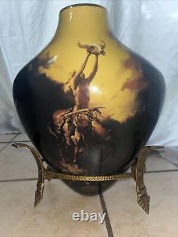 Franklin Mint Porcelain Vase Prayer To The Healing Spirit