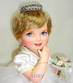 Franklin Mint Princess Diana Baby Doll Precious In Pearls Mint Condition