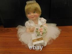 Franklin Mint Princess Diana Baby Doll Precious In Pearls Mint Condition