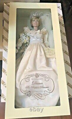 Franklin Mint Princess Diana Bride Limited Edition New withOriginal Shipper & COA
