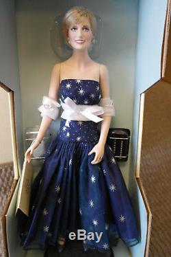 Franklin Mint Princess Diana Doll ENCHANTMENT Porcelain 17 Pristine