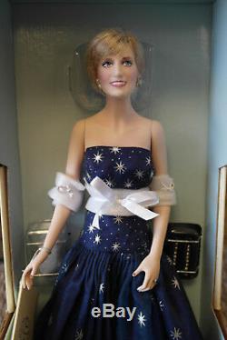 Franklin Mint Princess Diana Doll ENCHANTMENT Porcelain 17 Pristine