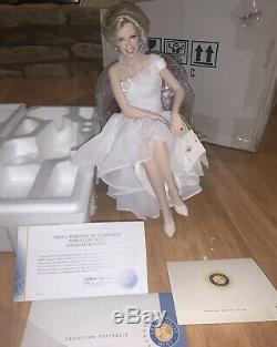 Franklin Mint Princess Diana Doll Porcelain SHEER ENCHANTMENT LE PRISTINE COA