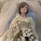 Franklin Mint Princess Diana Doll Porcelain Wedding/Bride Doll / Vintage/collect
