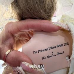 Franklin Mint Princess Diana Doll Porcelain Wedding/Bride Doll / Vintage/collect
