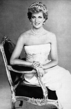 Franklin Mint Princess Diana Doll Portrait Of A Princess Seated Cushion
