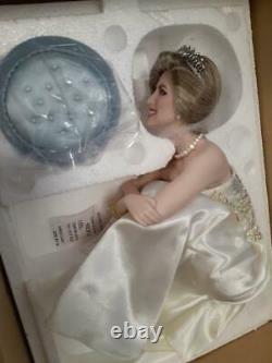 Franklin Mint Princess Diana Doll Portrait Of A Princess Seated Cushion Rare