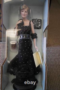 Franklin Mint Princess Diana Doll Sophistication Porcelain 17 Sealed COA