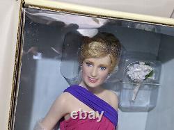 Franklin Mint Princess Diana Of Culture Porcelain 17 Inch Portrait Doll & Wales