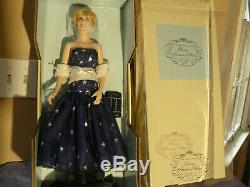 Franklin Mint Princess Diana Of Enchantment Porcelain Portrait Doll W COA