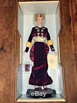 Franklin Mint Princess Diana Porcelain Doll Princess Of Loveliness -New in Box