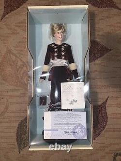 Franklin Mint Princess Diana Porcelain Doll Princess Of Loveliness -New in Box