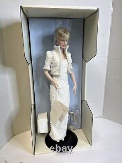 Franklin Mint Princess Diana Porcelain Portrait Doll Lady of Wales 17 in Vintage