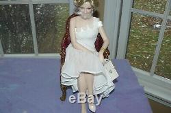 Franklin Mint Princess Diana Porcelain Portrait Doll Sheer Enchantment W COA