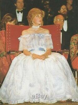 Franklin Mint Princess Diana Porcelain Princess Of Wales WEARING GONZAGA GOWN