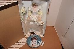 Franklin Mint Princess Diana Porcelain Wedding/Bride Doll Damaged Box No COA