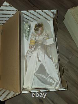 Franklin Mint Princess Diana Portrait Doll Wedding Gown 16in Collector Edition