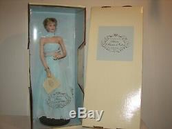 Franklin Mint Princess Diana Portrait Porcelain Doll Light Blue Gown NRFB