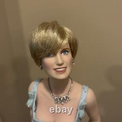 Franklin Mint Princess Diana Swan Lake Millennium Porcelain Doll