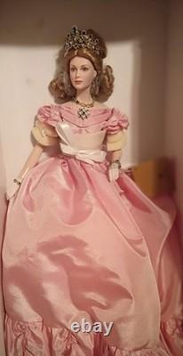 Franklin Mint Princess Grace Ball of the Century Porcelain Doll Blonde Blue Eyes