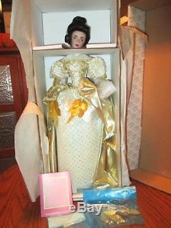 Franklin Mint Princess Marigold porcelain Doll NRFB COA