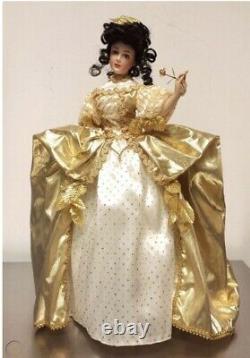 Franklin Mint Princess Marigold porcelain Doll New in Box