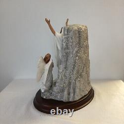 Franklin Mint Resurrection Porcelain Figurine Jesus Angels Tomb 1991