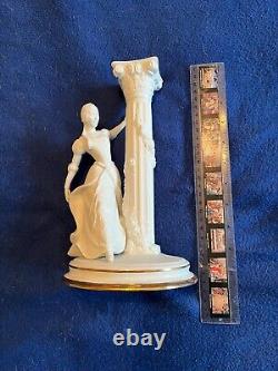 Franklin Mint Romeo & Juliet Bowl (1987) & Candlesticks (1986) Fine Porcelain