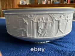 Franklin Mint Romeo & Juliet Bowl (1987) & Candlesticks (1986) Fine Porcelain