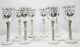 Franklin Mint Romeo and Juliet Goblets Porcelain Set of 8