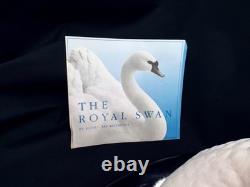 Franklin Mint Royal Swan White Bisque Porcelain Figurine Ronald Van Ruyckevelt
