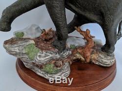 Franklin Mint Ruler Of The African Plains Porcelain Elephant 1989