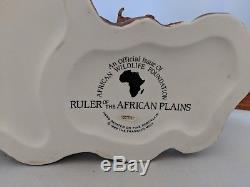 Franklin Mint Ruler Of The African Plains Porcelain Elephant 1989