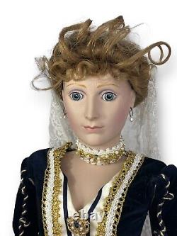 Franklin Mint Russian Czarina, Calpurnia Caesar 1986 Ltd Ed. Porcelain Doll HTF