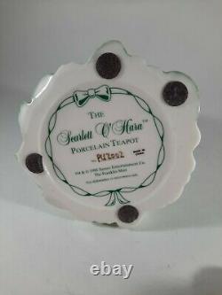 Franklin Mint SCARLETT O'HARA 7 Porcelain Teapot Gone with the Wind