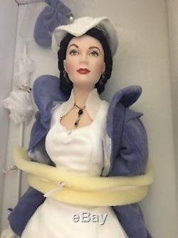 Franklin Mint Scarlett O'hara Porcelain MILL Doll-never Removed From Box-gwtw