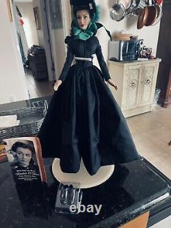 Franklin Mint Scarlett O'hara Vinyl Mourning Doll -gwtw