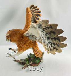 Franklin Mint Screech Owl By George McMonigle Fine Porcelain Hand Painted 1990