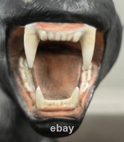 Franklin Mint'Silent Rage' 1990 Black Panther Statue with Base 12.5 H X 25.5 L Franklin Mint'Silent Rage' 1990 Black Panther Statue with Base 12.5 H X 25.5 L