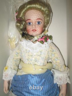Franklin Mint Simon Halbig The Victorian Heirloom Fashion Porcelain Doll NRFB