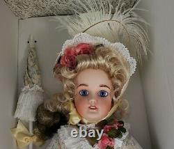 Franklin Mint Simon Halbig Victorian Heirloom Fashion Doll Bisque Porcelain NRFB