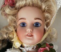 Franklin Mint Simon Halbig Victorian Heirloom Fashion Doll Bisque Porcelain NRFB